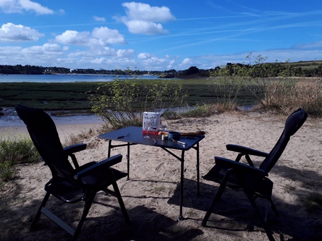 Le Golfe du Morbihan en camping-car : petit déjeuner