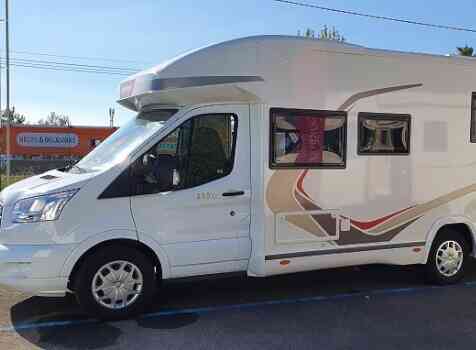 camping-car CHALLENGER 288 EB QUARTZ  extérieur / latéral gauche