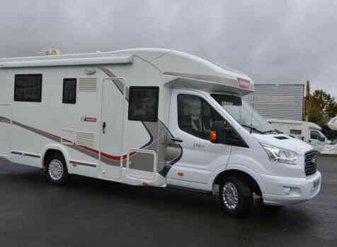 camping-car CHALLENGER GENESIS 398 EB  extérieur / latéral gauche