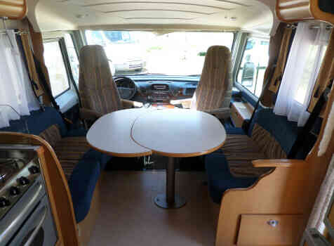 camping-car PILOTE FG 713 MERCEDES  extérieur / arrière