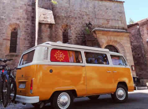 camping-car VOLKWAGEN COMBI T2  extérieur / latéral droit