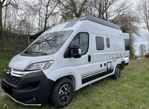 camping-car BURSTNER  CAMPEO C 540   extérieur / latéral gauche