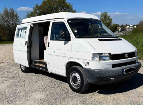 camping-car VOLKSWAGEN TRANSPORTER T4  extérieur / latéral gauche