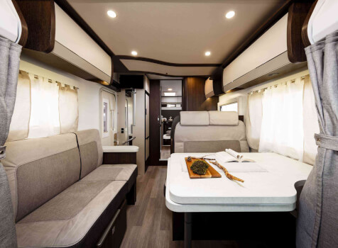 camping-car BENIMAR TESSORO 463 UP  intérieur / coin salon