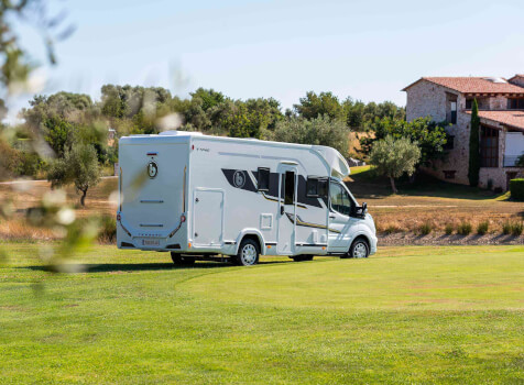 camping-car BENIMAR TESSORO 442  extérieur / latéral droit