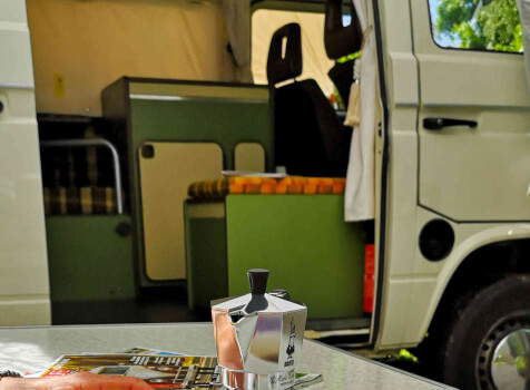 camping-car VOLKSWAGEN T3  extérieur / latéral droit
