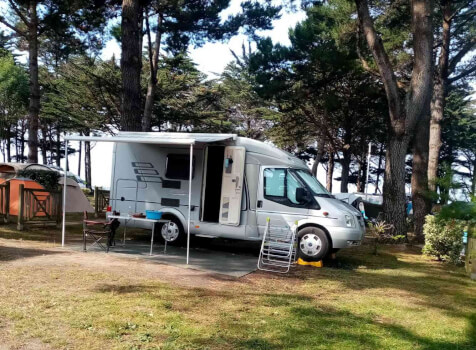 camping-car HYMER VAN 512  extérieur / latéral droit