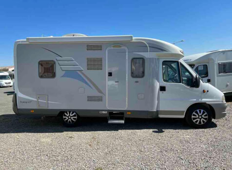 camping-car HYMER TRAMP GT 574  extérieur / latéral droit