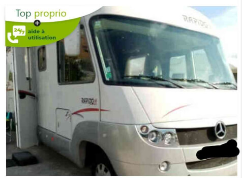 camping-car RAPIDO  906 M  extérieur / face avant