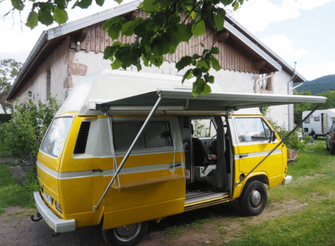 camping-car TRANSPORTER 3 VOLKSWAGEN   extérieur / latéral droit