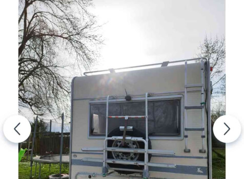 camping-car FORD 2L5 TURBO DIESEL  extérieur / arrière