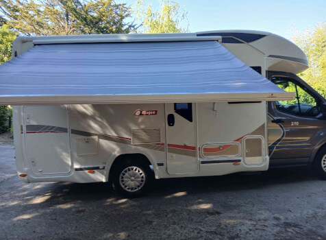 camping-car CHALLENGER TRIGANO MAGEO TRANSIT  extérieur / latéral droit