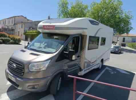 camping-car CHALLENGER TRIGANO MAGEO TRANSIT  extérieur / latéral gauche