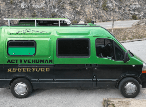 camping-car RENAULT MASTER  extérieur / latéral droit