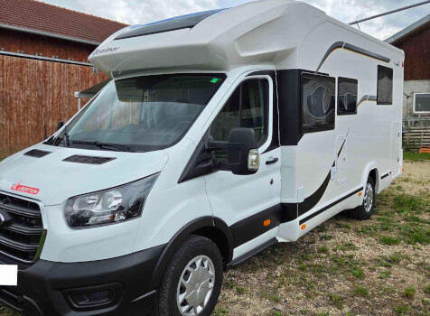 camping-car BENIMAR TESSORO 495 UP  extérieur / latéral gauche