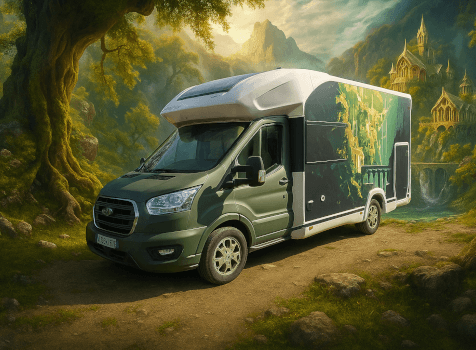 camping-car BENIMAR T 483  extérieur / face avant