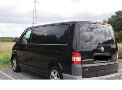 camping-car TRANSPORTER T5  extérieur / latéral gauche