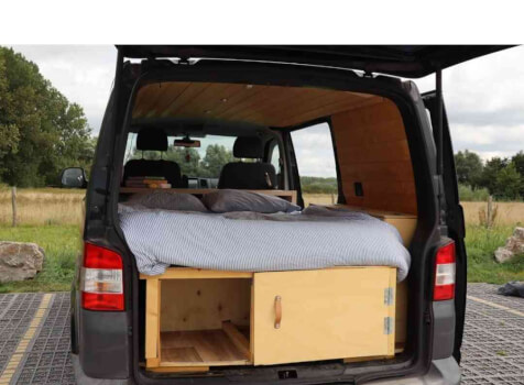 camping-car TRANSPORTER T5  extérieur / arrière