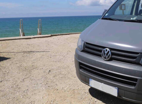 camping-car VOLKSWAGEN TRANSPORTER  5  extérieur / face avant