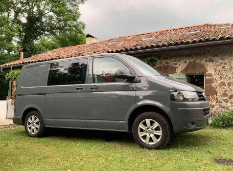 camping-car VOLKSWAGEN TRANSPORTER  5  extérieur / latéral droit