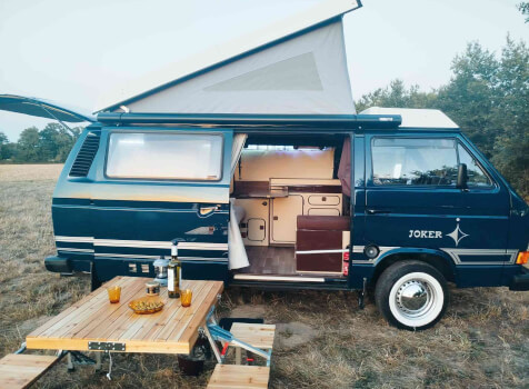 camping-car VOLKSWAGEN T3 WESTFALIA JOKER  extérieur / latéral gauche