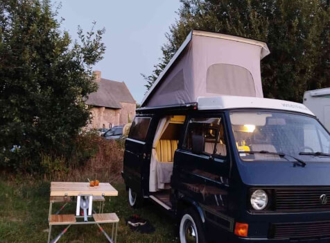 camping-car VOLKSWAGEN T3 WESTFALIA JOKER  extérieur / latéral droit